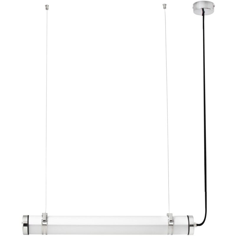 foto del prodotto faro barcelona fonovia lampada sospensione grigio 50w 4000k