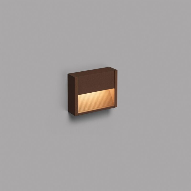 foto del prodotto faro barcelona grada 1 lampada da parette marrone o. led 3w 3000k marca faro