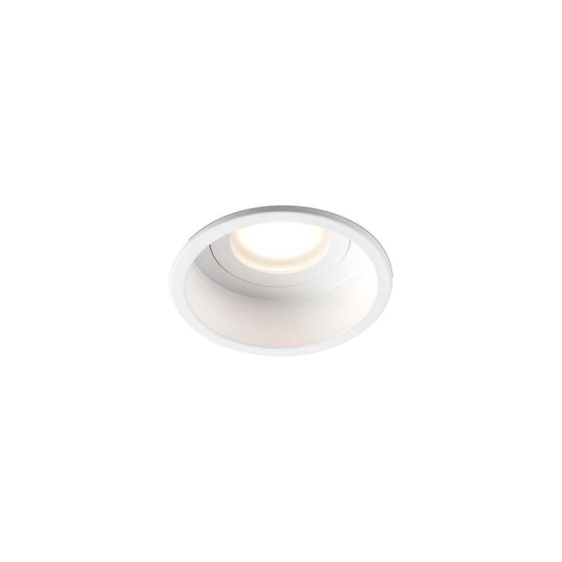 foto del prodotto faro barcelona hyde bianco tondo gu10 marca faro