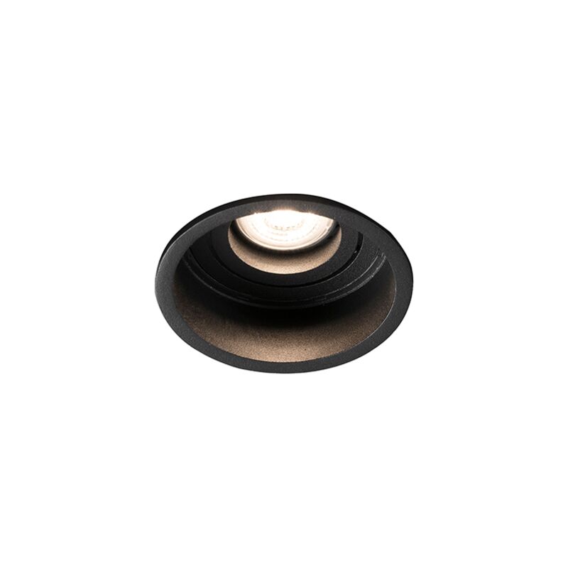 foto del prodotto faro barcelona hyde nero tondo orien. gu10 marca faro