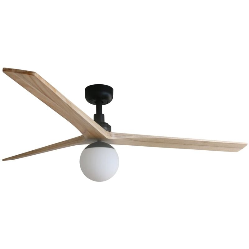 foto del prodotto faro barcelona klim l, ventilatore con luce