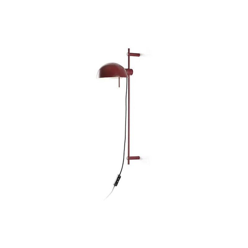 foto del prodotto faro barcelona lampada da parete mobile orientabile marrone matilda 20510 138