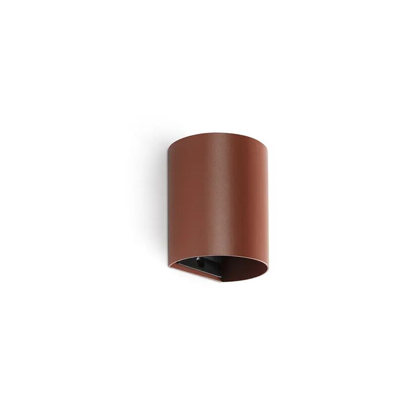foto del prodotto faro barcelona lampada da parete sole in terracotta liscia con interruttore 40525