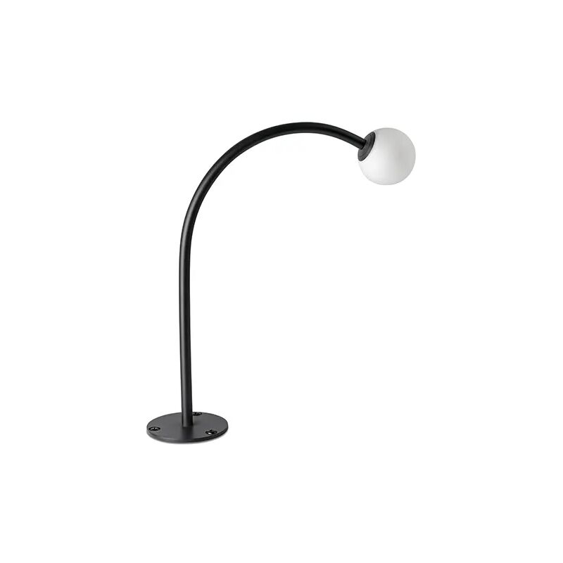 foto del prodotto faro barcelona lampada da segnalazione curva nera cuca 75580
