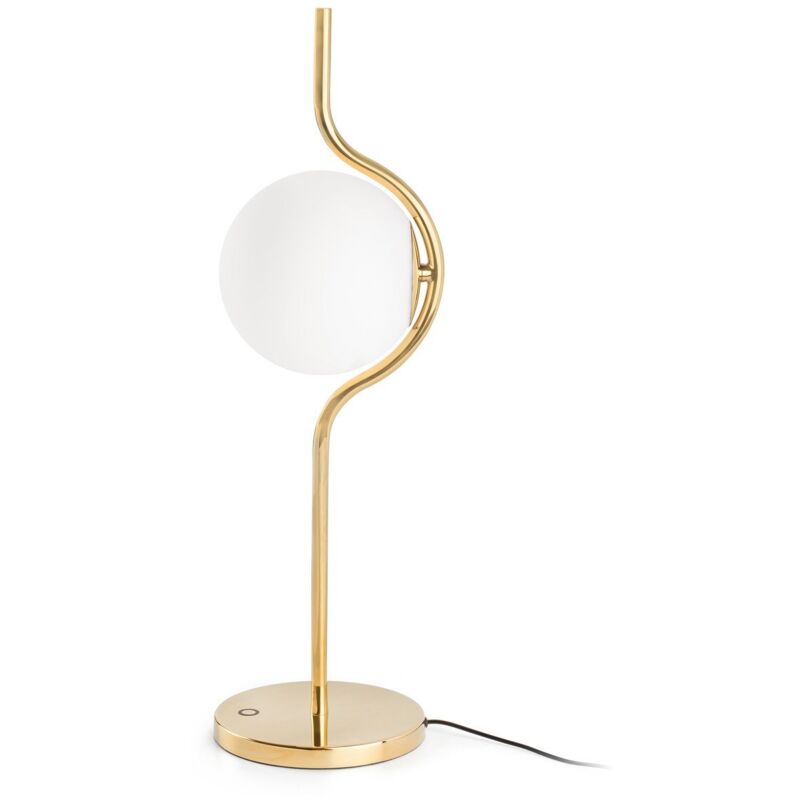 foto del prodotto faro barcelona le vita lampada da tavolo oro led 6w 2700k marca faro