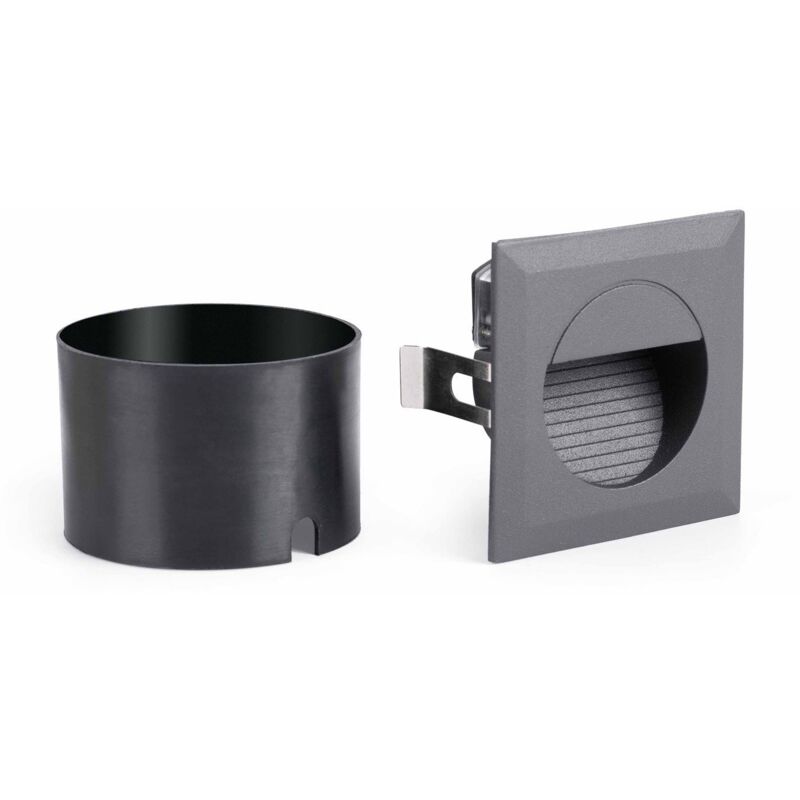 foto del prodotto faro barcelona mini carter incasso grigio scuro led 4000k marca faro
