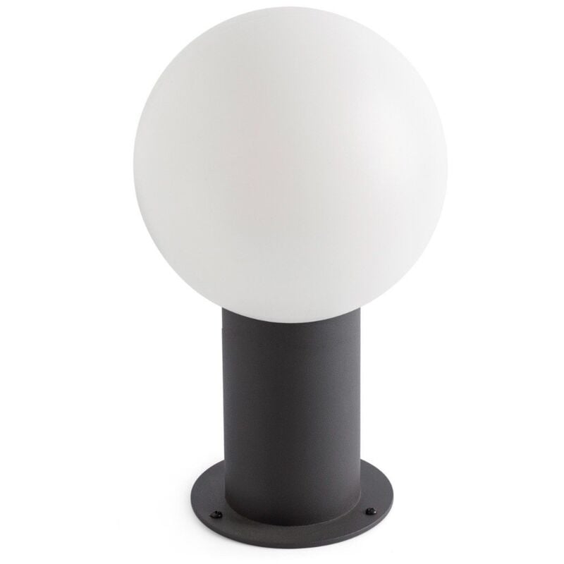 foto del prodotto faro barcelona moon sobremuro gris oscuro h300
