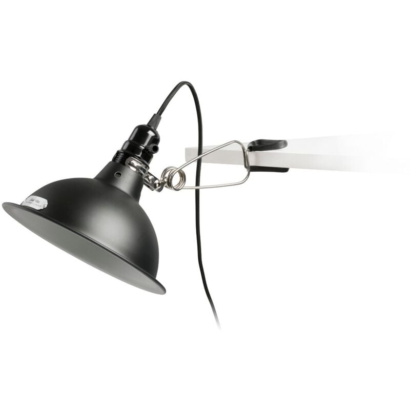 foto del prodotto faro barcelona pepper lampada con clip nero e27 40w marca faro