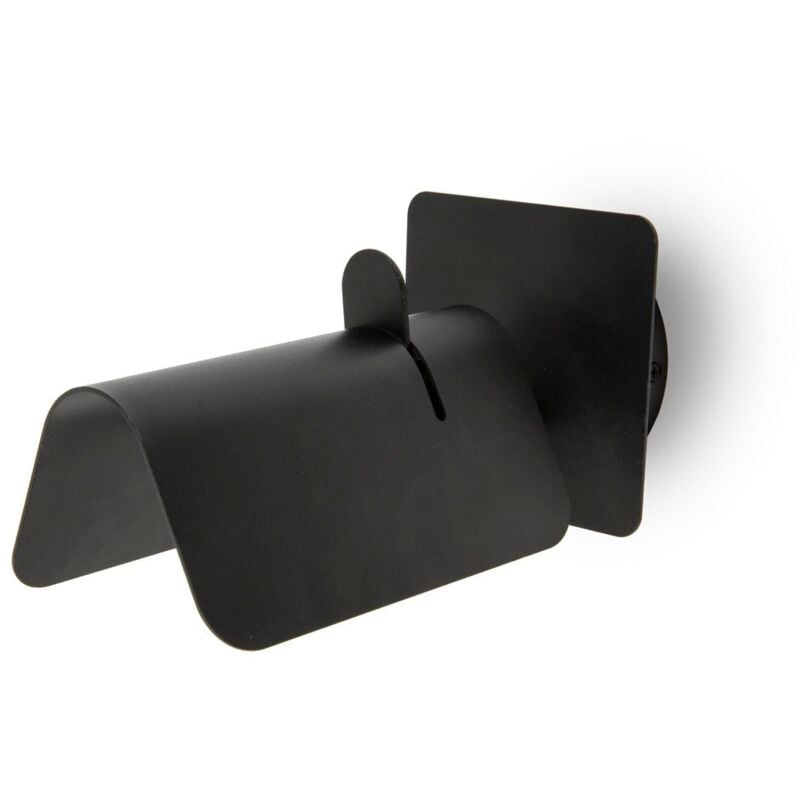 foto del prodotto faro barcelona smile lampada da parete nera marca faro