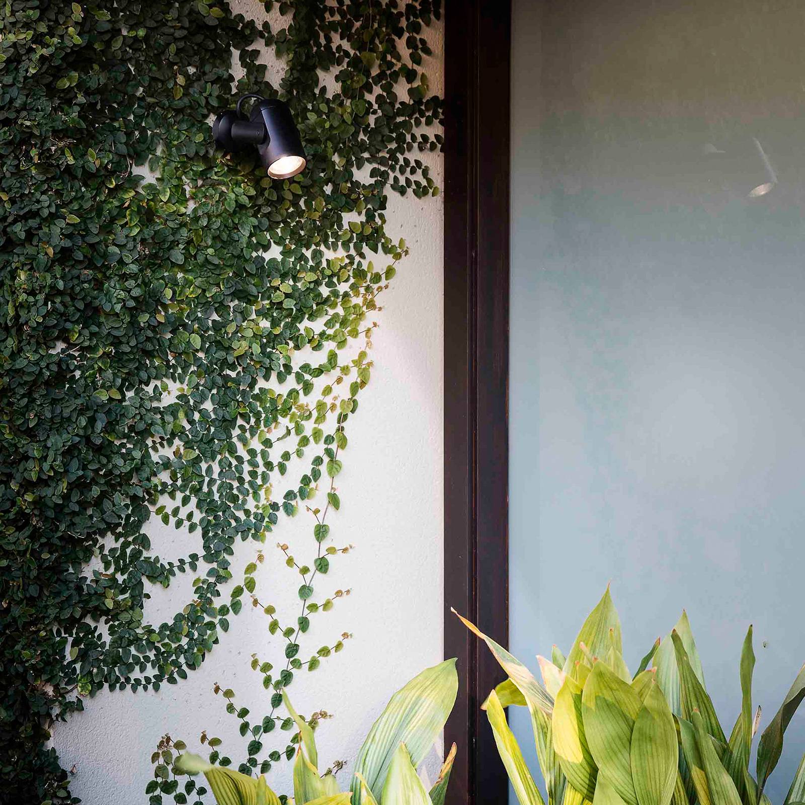 foto del prodotto faro barcelona spot led da esterni slot, sporgenza 20 cm