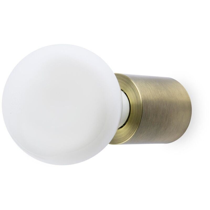 foto del prodotto faro barcelona ten lampada da parete oro vecchio marca faro