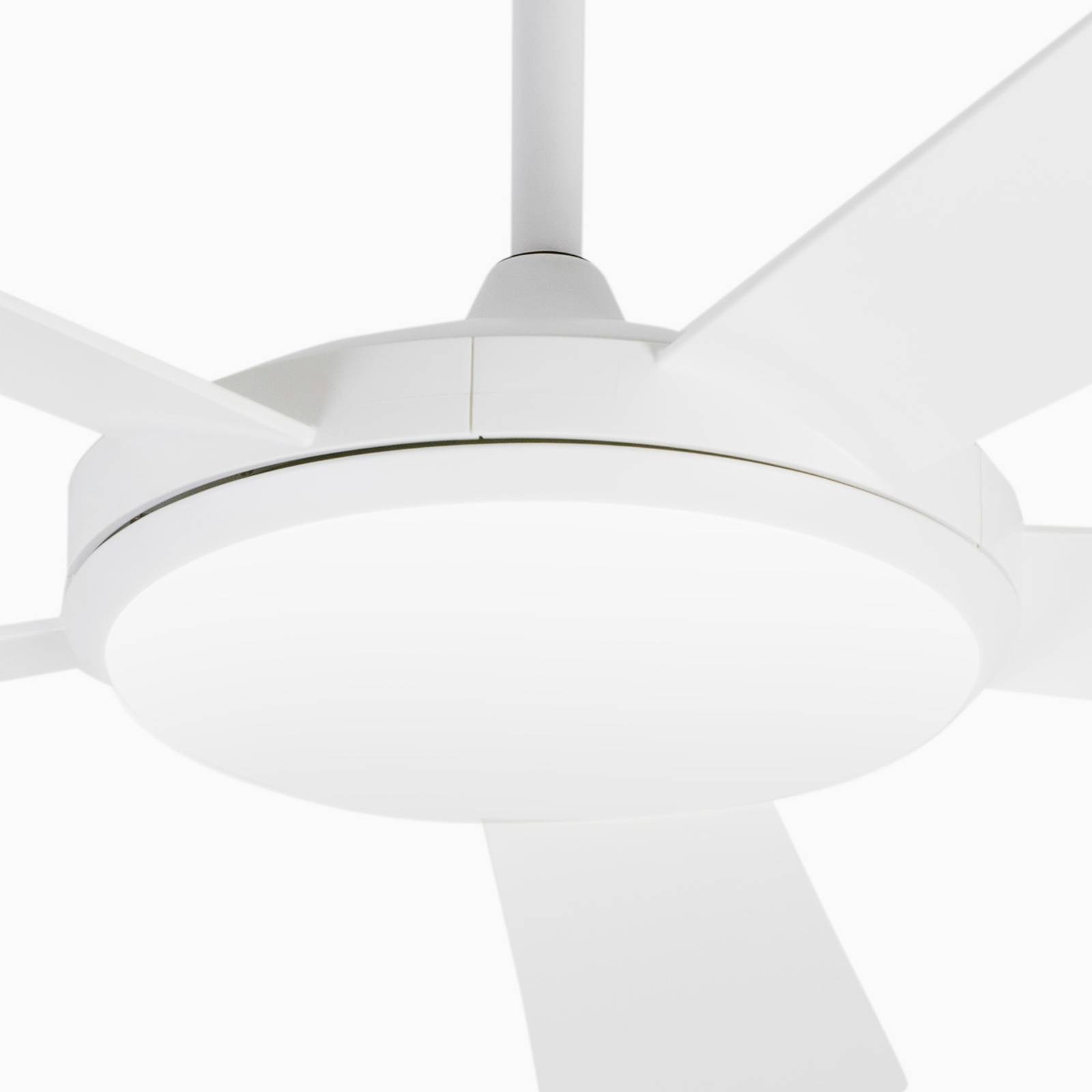 foto del prodotto faro barcelona ventilatore a soffitto saona l con led cct, dc
