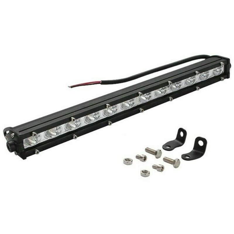 foto del prodotto faro barra supplementare profondita auto fuoristrada 12v 72w 24led 6000k ip67