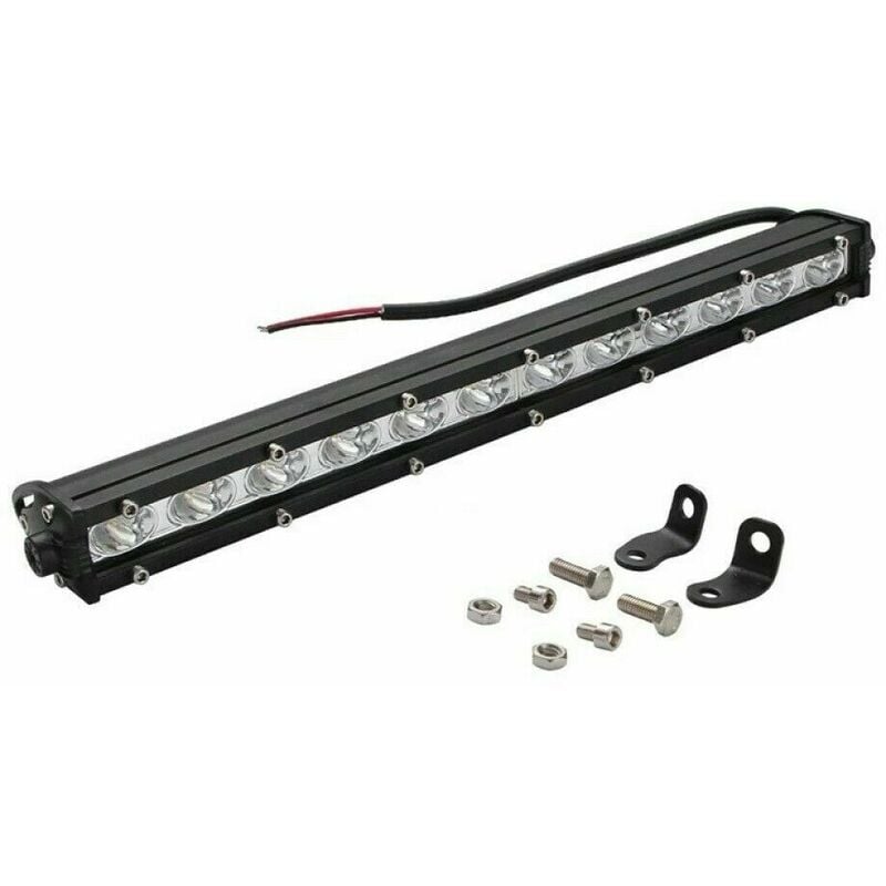 foto del prodotto faro barra supplementare profondita auto fuoristrada 12v 90w 30led 6000k ip67