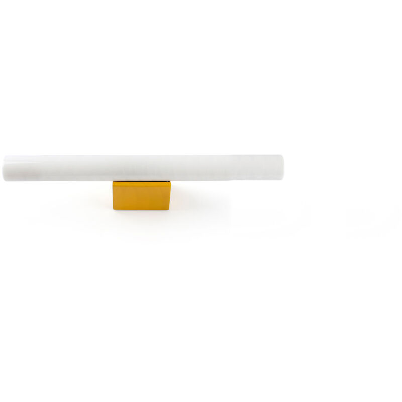 foto del prodotto faro calma 30cm lampada da parete per bagno gialla s14d ip44 2700k