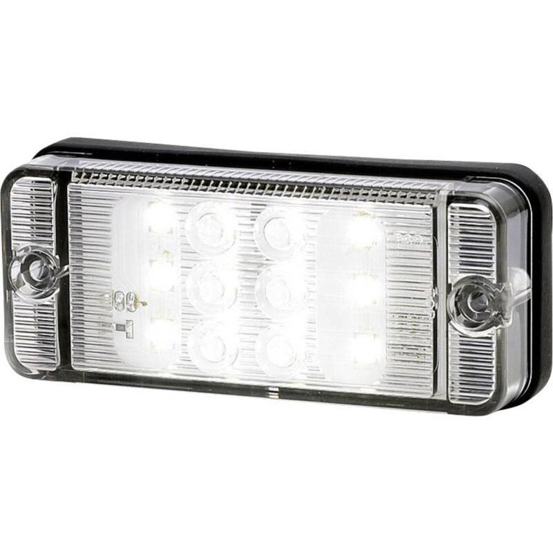 foto del prodotto faro di retromarcia cavi terminali faro di profondit posteriore 12 v, 24 v bianco vetro trasparente secor t