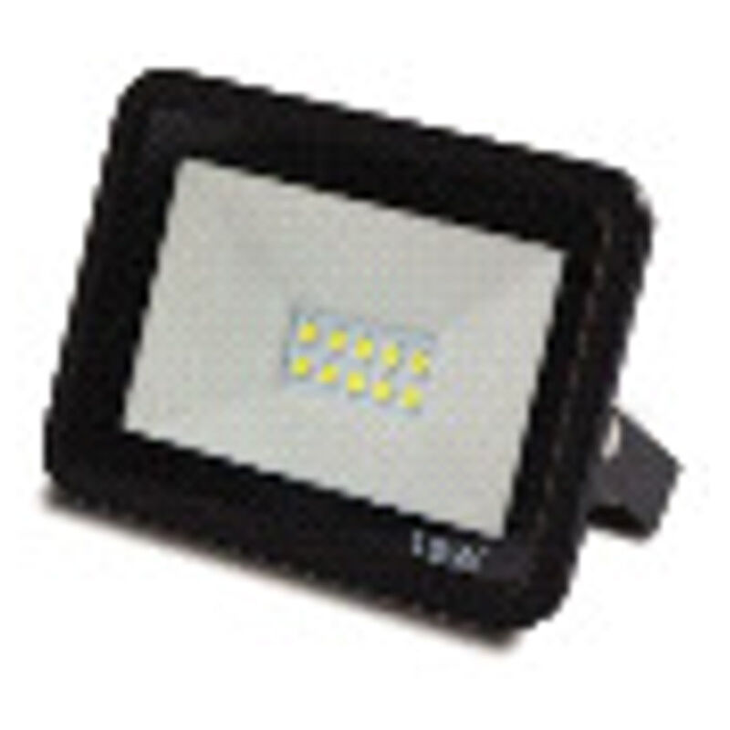 foto del prodotto faro esterno contemporaneo xander pc nero led integrato 10w 6500k ip65