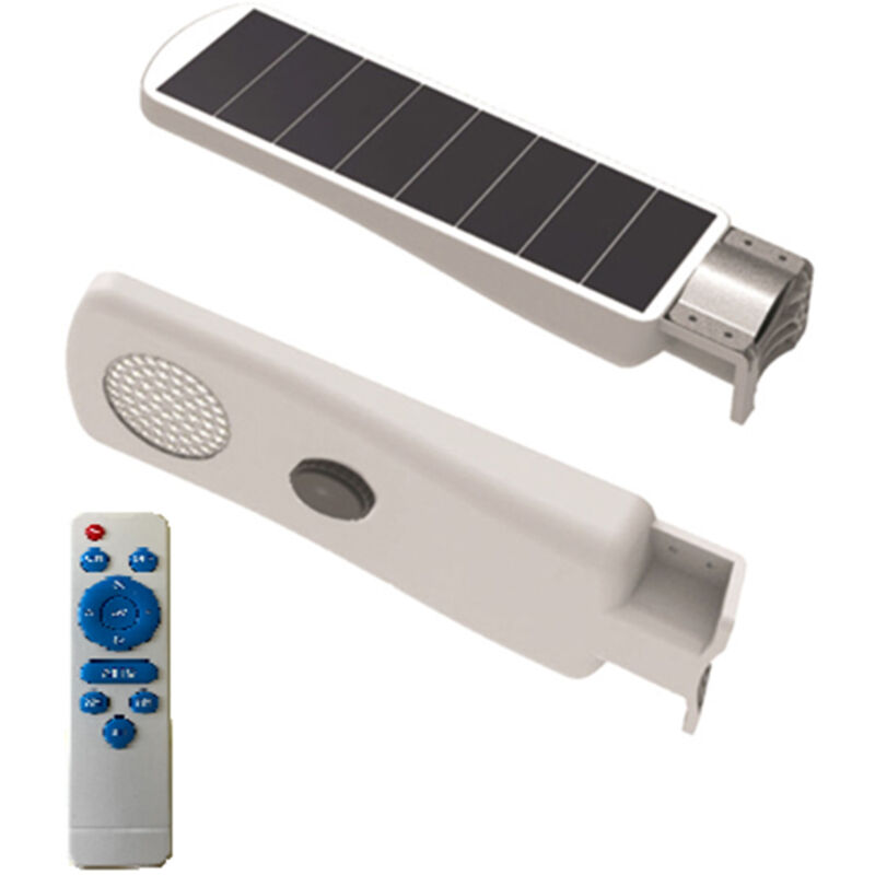foto del prodotto faro esterno moderno weston pc grigio led integrato 20w 6000k ip65