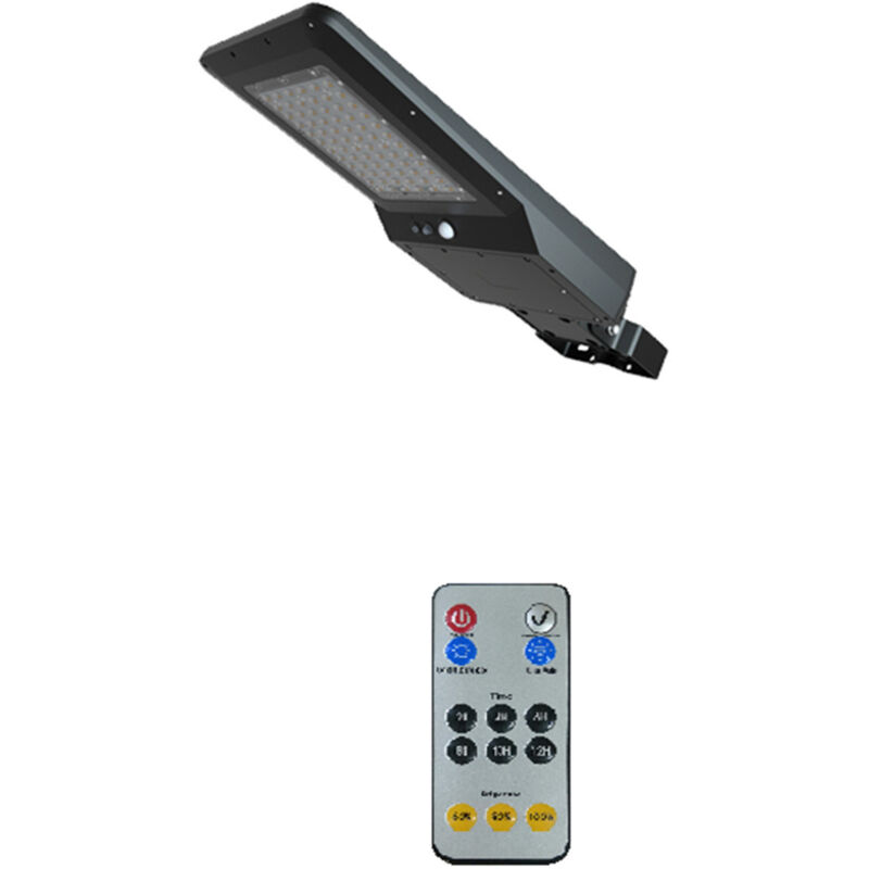 foto del prodotto faro esterno moderno weston pc nero led integrato 40w 6000k ip65