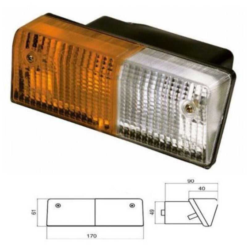 foto del prodotto faro fanale anteriore trattore fiat dx 5124111 4999859 20367 