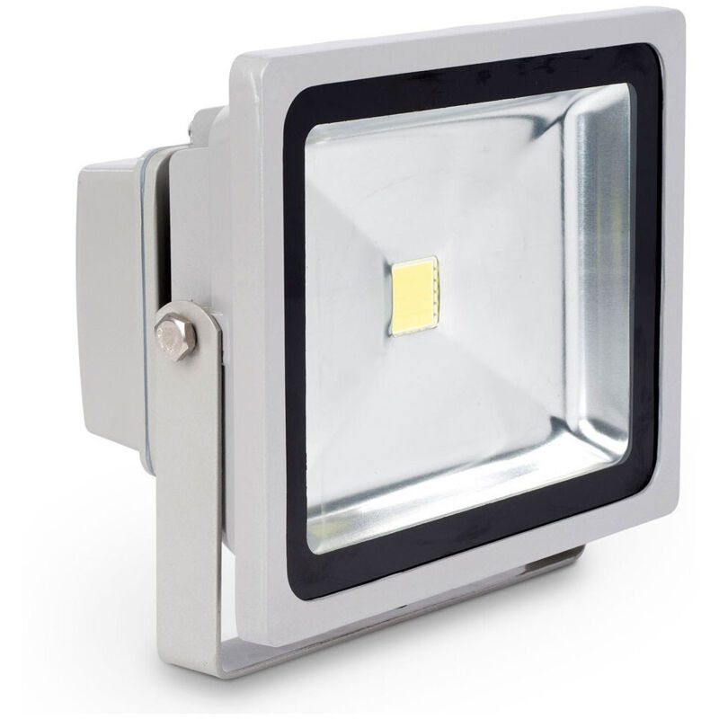 foto del prodotto faro faretto a led ultra slim a luce calda fredda rgb da per esterno ip65 220v - -bianco caldo-50 watt -regular - - trade shop traesio