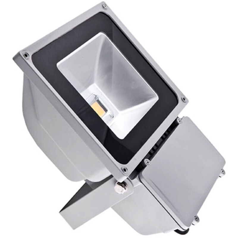 foto del prodotto faro faretto a led ultra slim a luce calda fredda rgb da per esterno ip65 220v bianco caldo 80 watt regular trade shop traesio