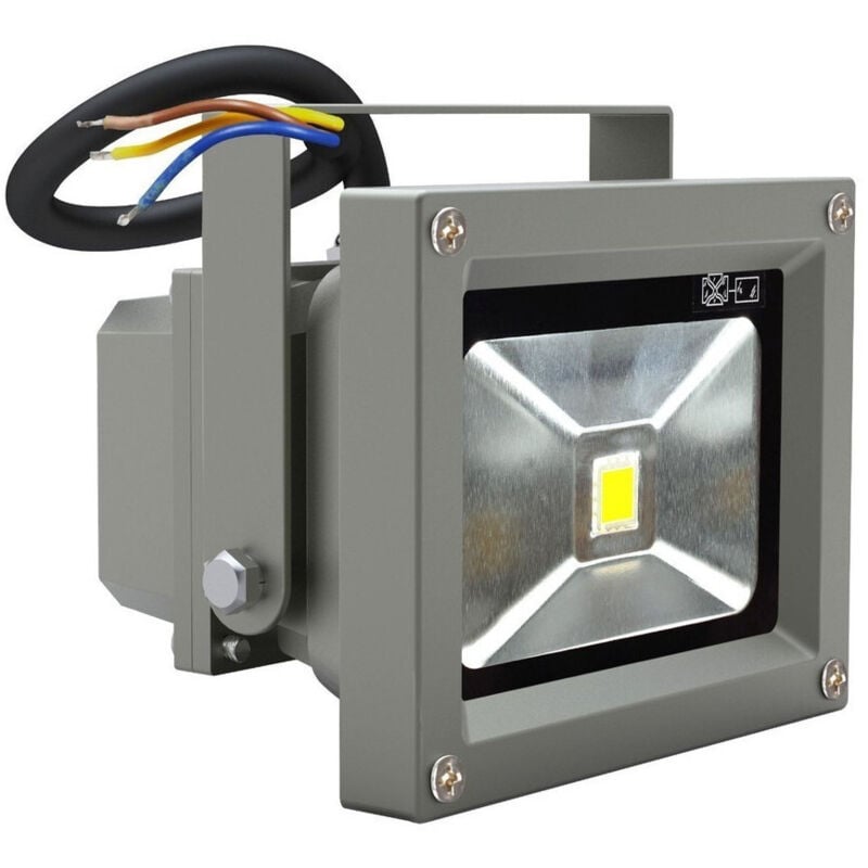 foto del prodotto faro faretto a led ultra slim a luce calda fredda rgb da per esterno ip65 220v - -rgb-10 watt -regular - - trade shop traesio