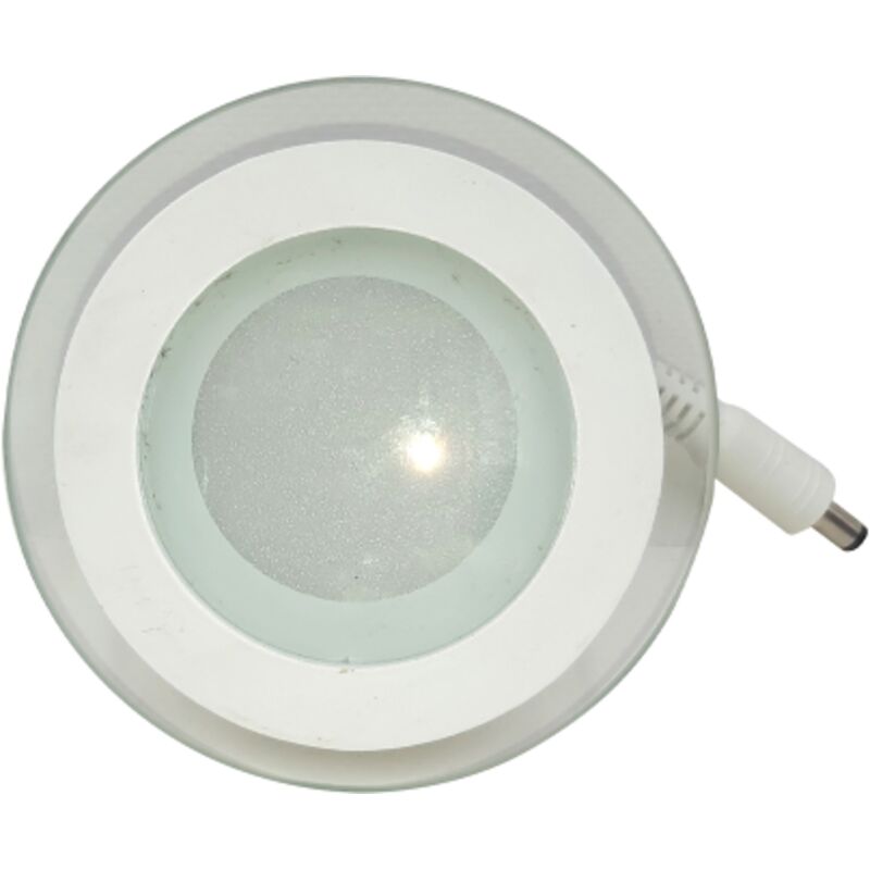 foto del prodotto faro faretto led 6w luce fredda 6000k da incasso 9,8 cm controsoffittature 480 lm