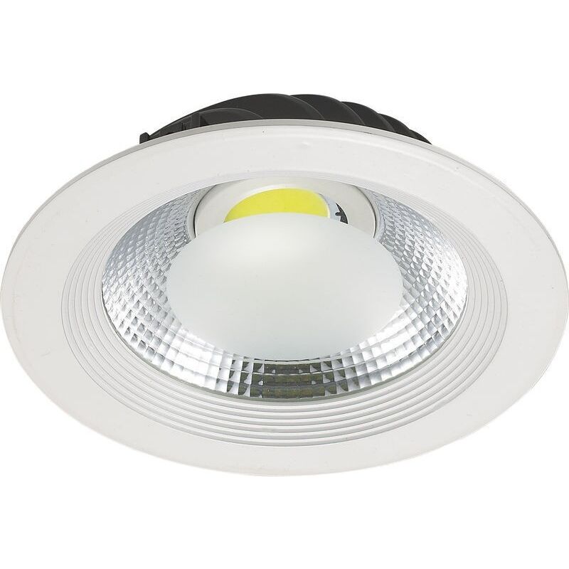foto del prodotto faro faretto led cob 25w incasso con driver luce fredda naturale calda monoled fredda bianca 6500k