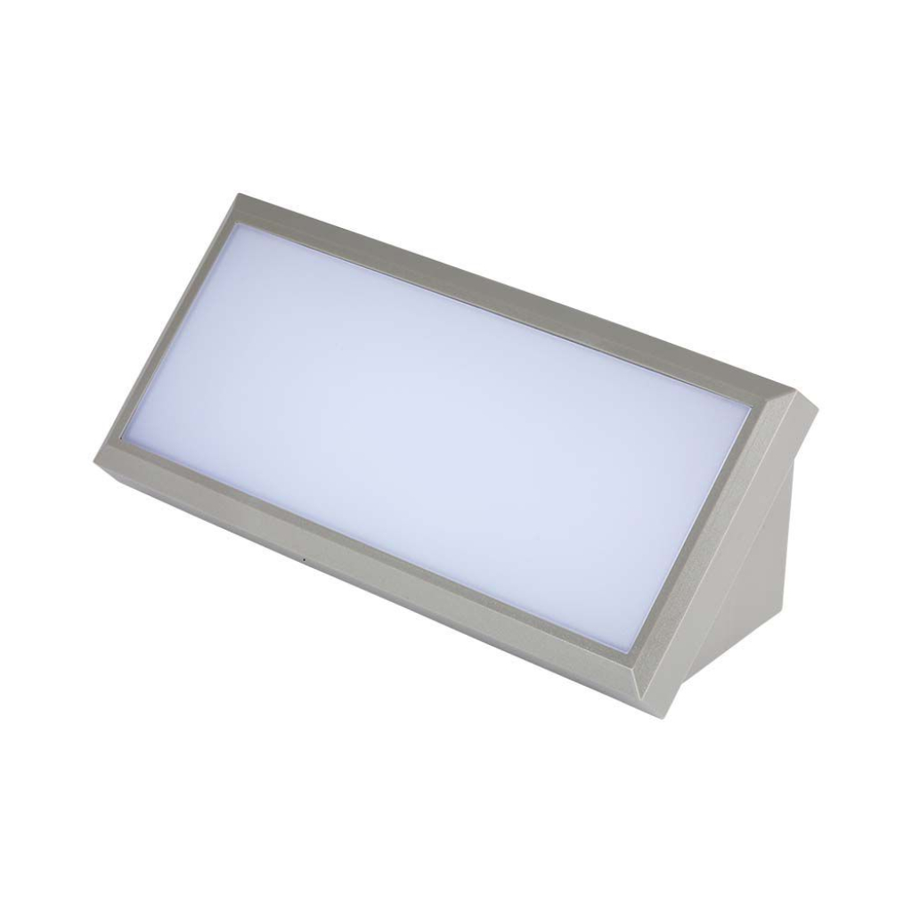 foto del prodotto faro faretto led da parete da esterno 20w outdoor soft light large grey body