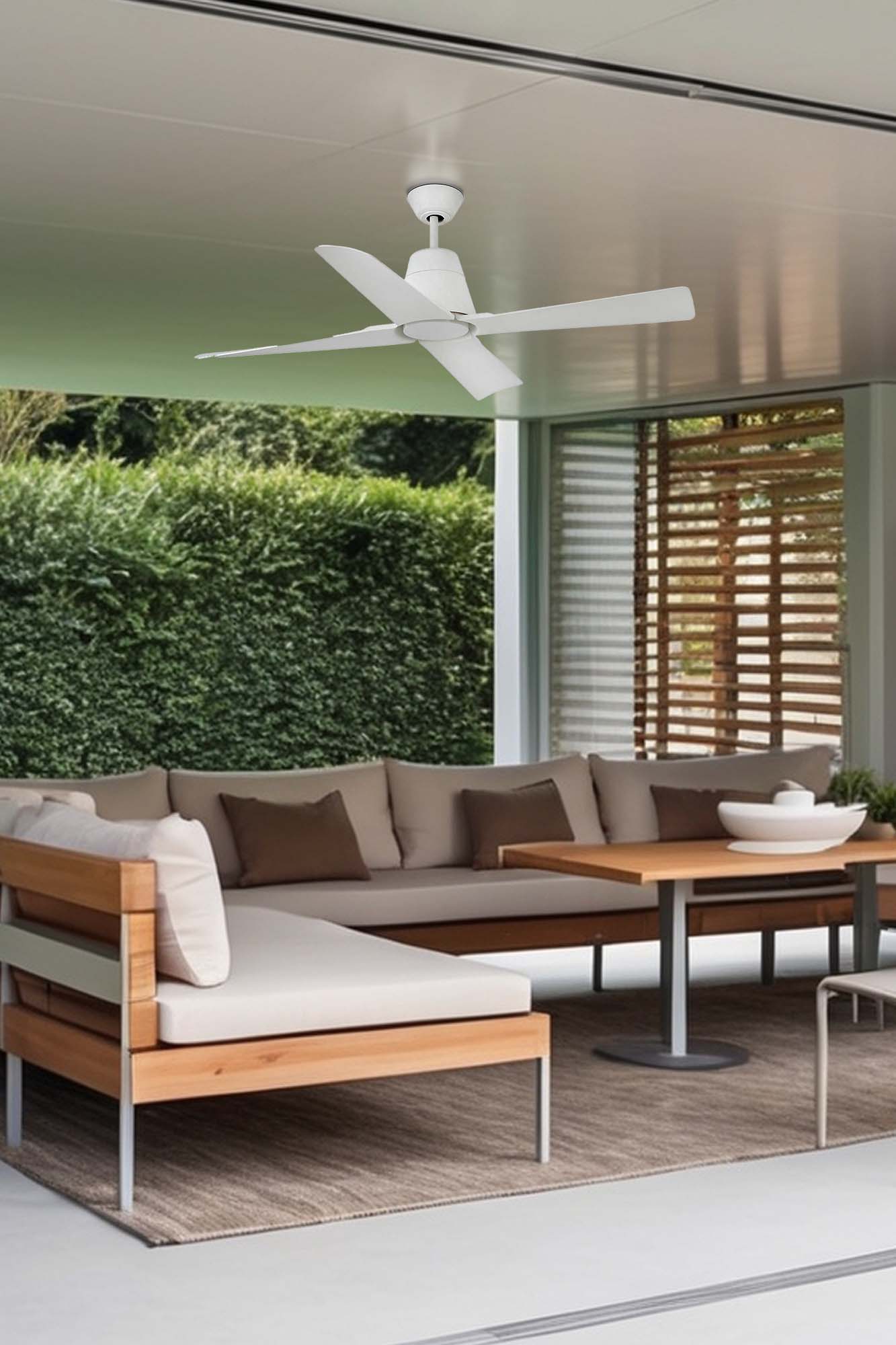 foto del prodotto faro faro 33480 bianco ventilatore a soffitto senza luce bianco