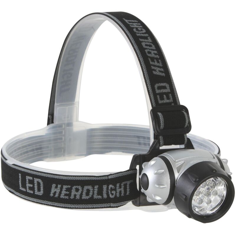 foto del prodotto faro frontale con 7 led bianchi ultraluminosi