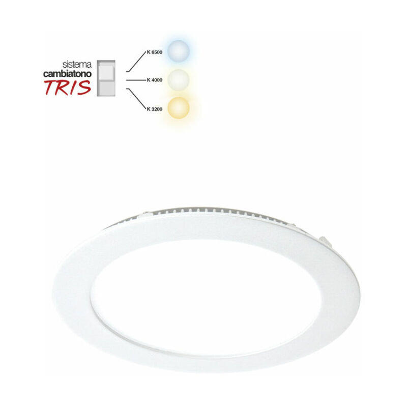 foto del prodotto faro incasso led 20w tricolor