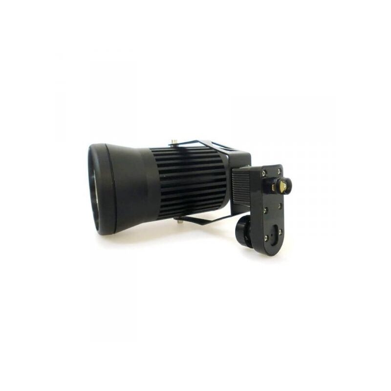 foto del prodotto faro lampada led a binario 220v 20w bianco freddo modello nero tracking lamp spot light led