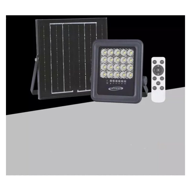 foto del prodotto faro led con pannello solare 50 w luce naturale 4000k telecomando