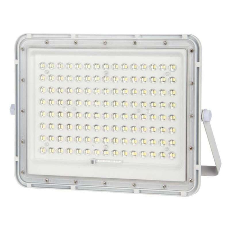 foto del prodotto faro led con telecomando e pannello solare 20w 6400k ip65 v tac
