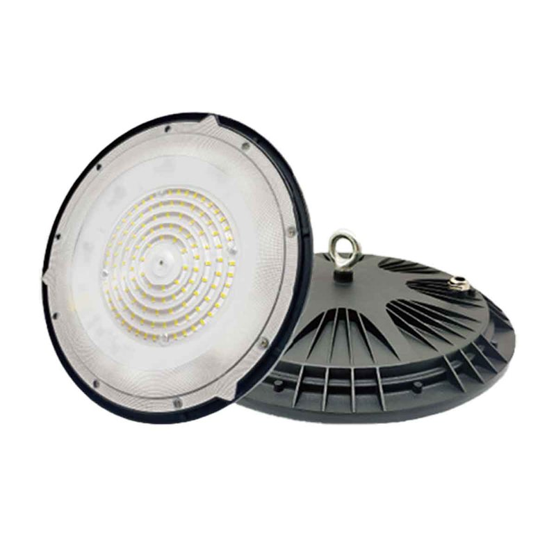 foto del prodotto faro led industriale ufo 150w 15000lm 6500k luce fredda ip65 ampia area di copertura