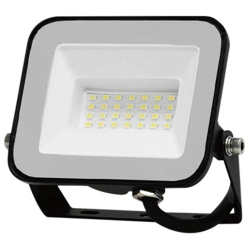 foto del prodotto faro led lampada faretto da 20w faretto smd ip65 chip samsung colore nero bianco naturale