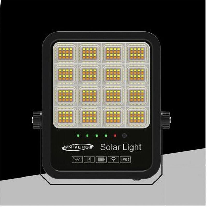 foto del prodotto faro led proiettore 200w ip65 cct 3in1 con pannello solare telecomando ry-200w-3c - - trade shop traesio