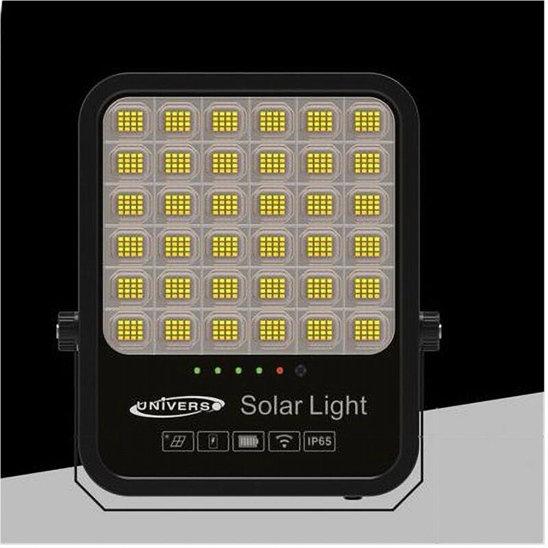 foto del prodotto faro led proiettore 400w ip65 cct 3in1 con pannello solare telecomando ry-400w-3c - - trade shop traesio
