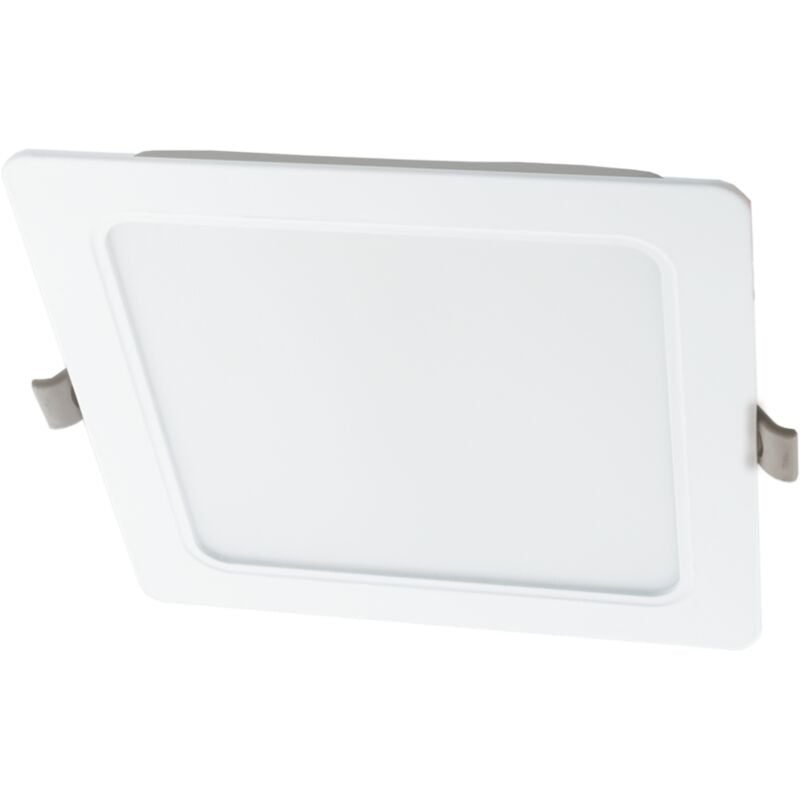 foto del prodotto faro led quadrato incasso 18w 230v 4000 k lampo cod. sqled18wnbn 