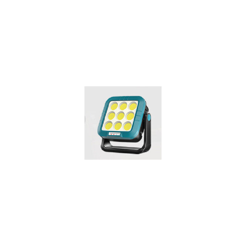 foto del prodotto faro led ricaricabile da 40 w, faro led da cantiere da 2000 lm, luce da lavoro con 6 modalit di illuminazione, luce da lavoro ricaricabile da 5400