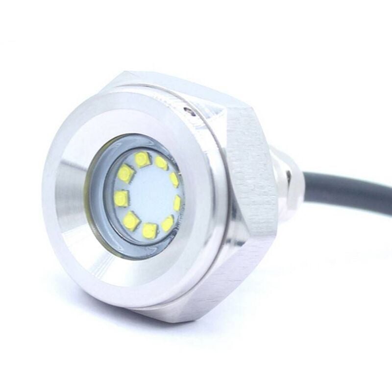 foto del prodotto faro led sommergibile rgb per imbarcazioni 12v 27w incassato