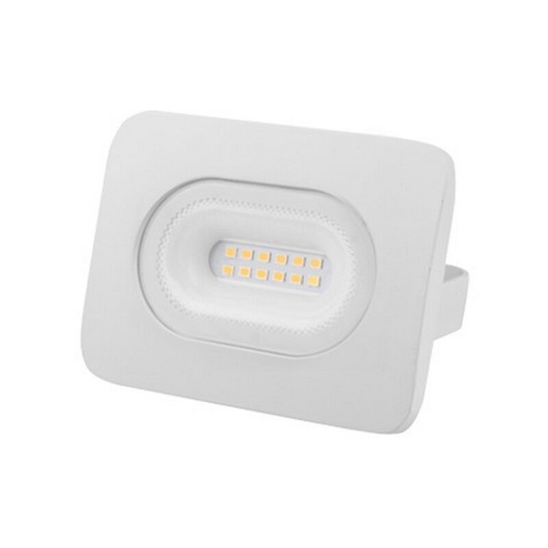 foto del prodotto faro proiettore led 10w bianco da esterno ip65 bianco neutro 4000k novaline