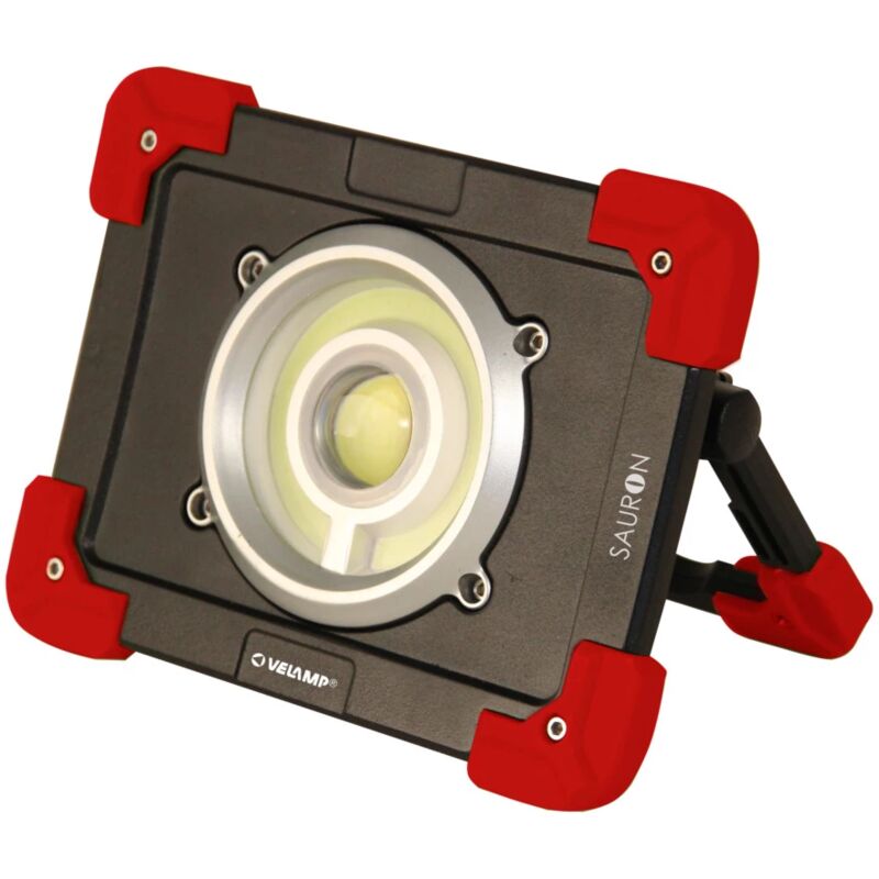 foto del prodotto faro proiettore ricaricabile led con powerbank, 20w
