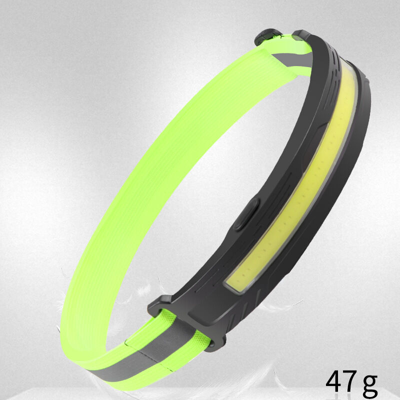 foto del prodotto faro ricaricabile usb 4 modalit di illuminazione faro cob ipx4 impermeabile leggero 230 riflettente campeggio pesca jogging ciclismo
