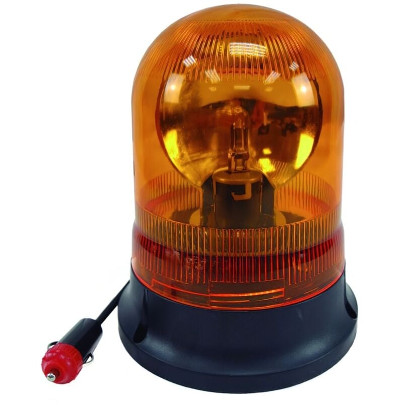 foto del prodotto faro rotante magnetico avvitabile 18 cm. ambar