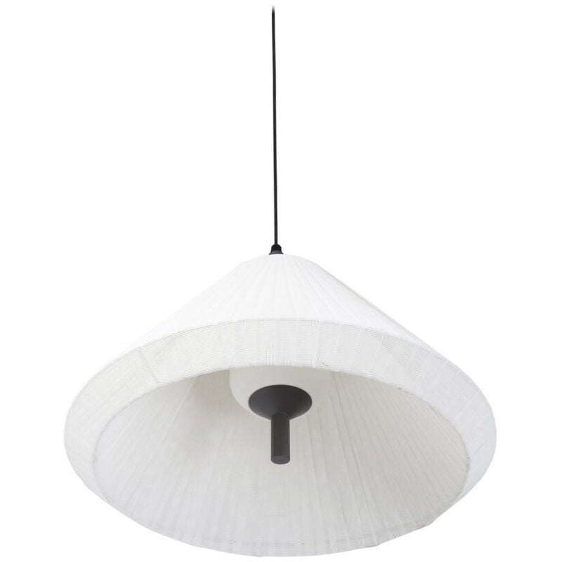 foto del prodotto faro saigon lampada a sospensione grigia e bianca opaca t70 cone cap ip65