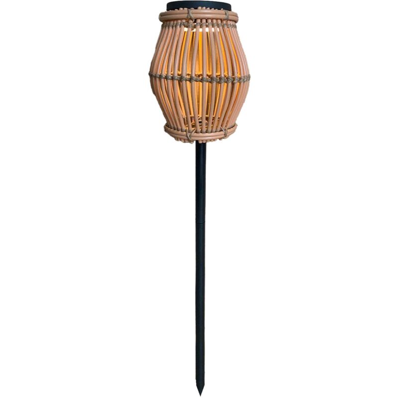 foto del prodotto faro solare decorativo da piantare h70cm silvina