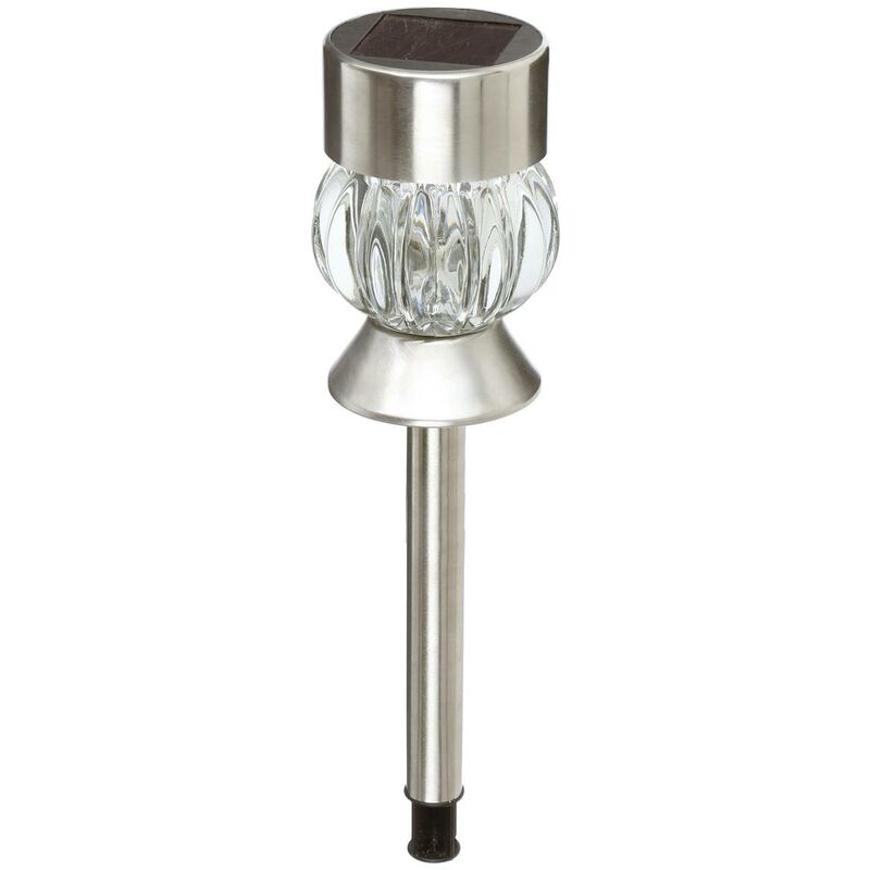 foto del prodotto faro solare ludel argento h34cm atmosphera cr ateur d int rieur